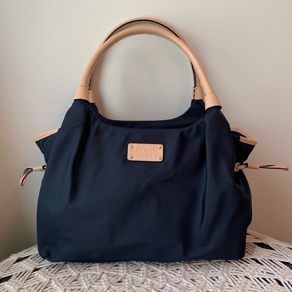 Kate Spade Navy Blue Nylon Bag